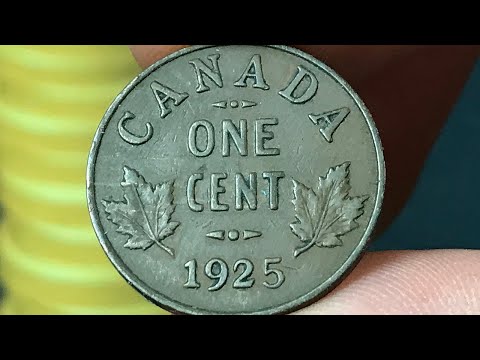 1925 Canada 1 Cent Coin • Values, Information, Mintage, History, and More