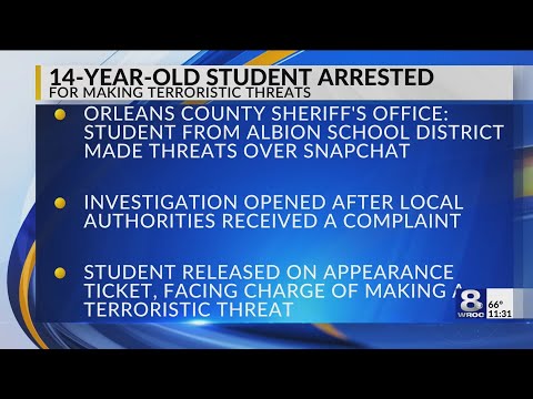 Albion teen charged with felony after being linked to Snapchat threat