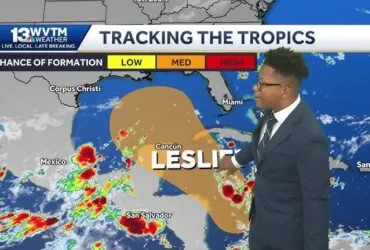 Alabama to experience warmer temperatures next week as several tropical systems form in the Atlantic