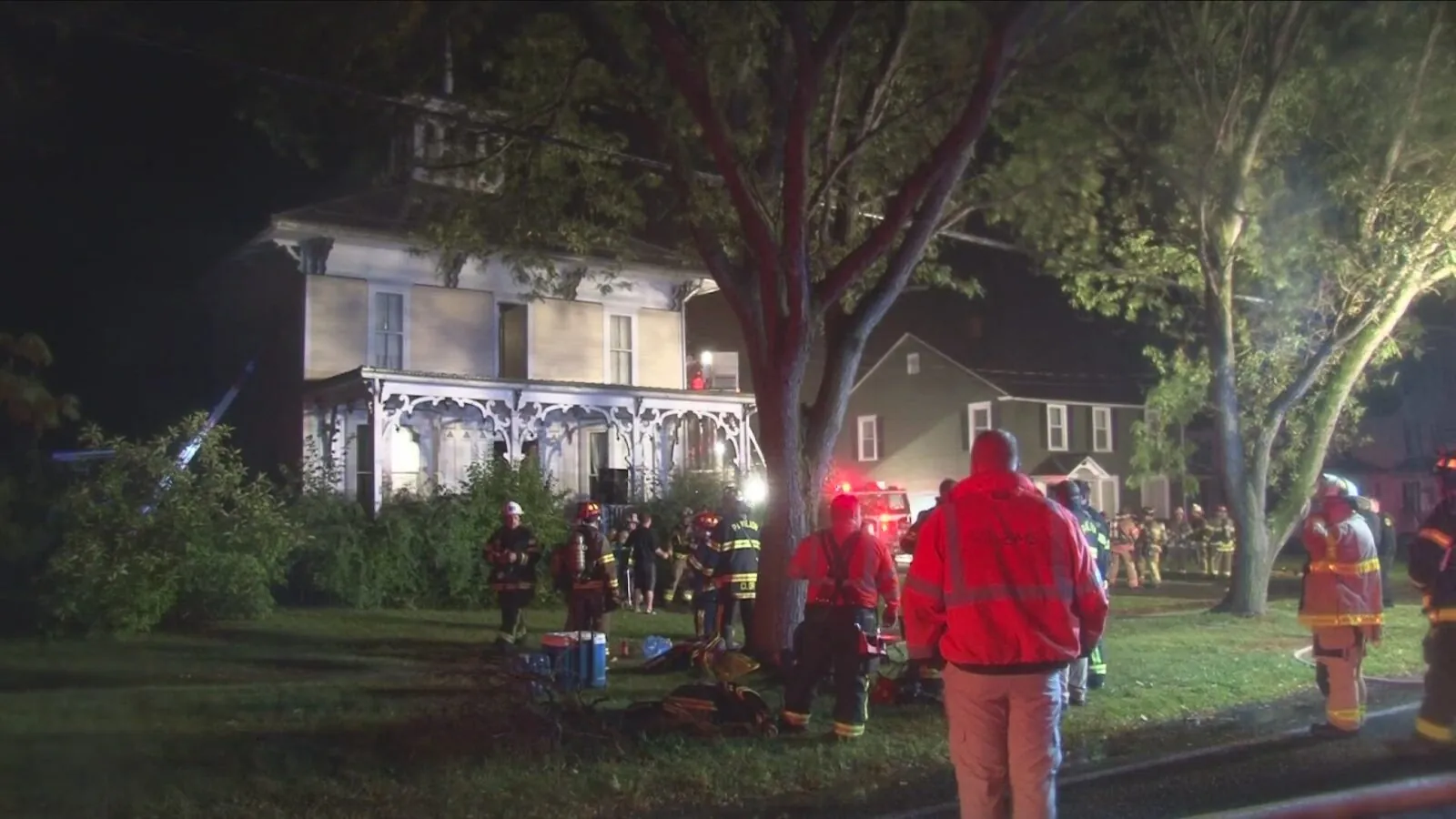 Four individuals saved from residential fire in Genesee County