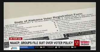 Lawsuit filed by Alabama NAACP and voting rights organizations against the state