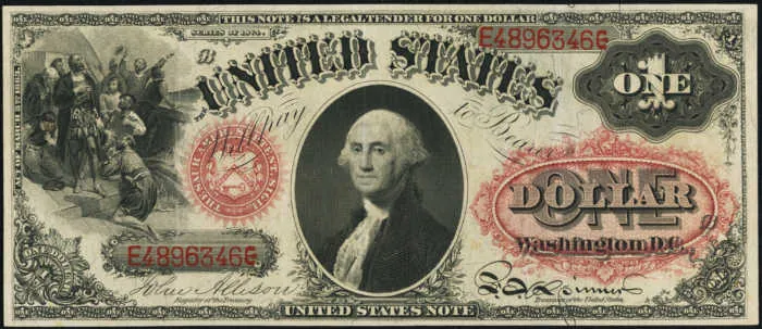 1874 $1 United States Note