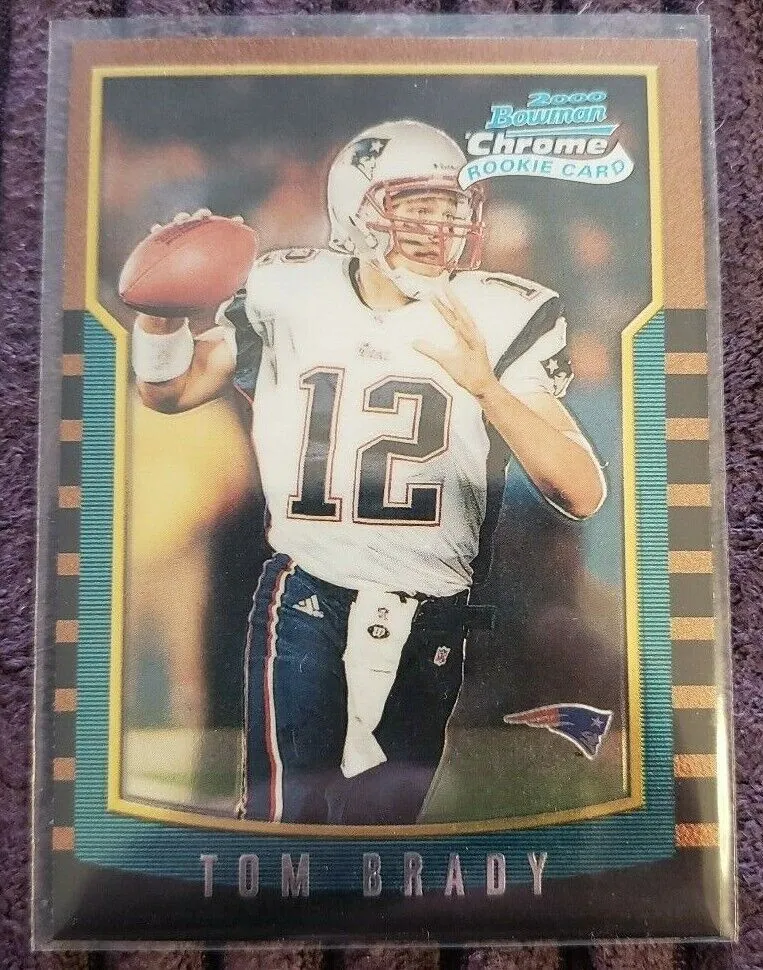 2000 Bowman Chrome Tom Brady Rookie Card #236