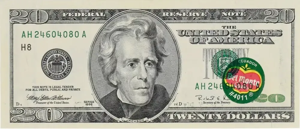 Del Monte $20 Bill (2004)