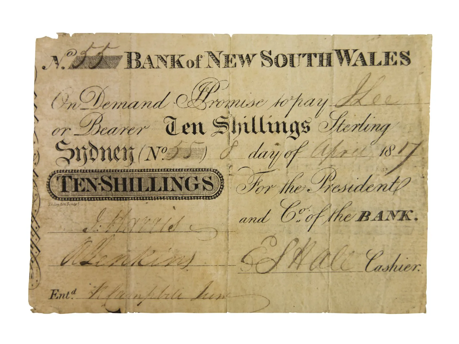 First Australian Banknote (1817)