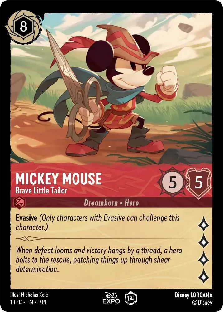 Mickey Mouse, Brave Little Tailor, D23