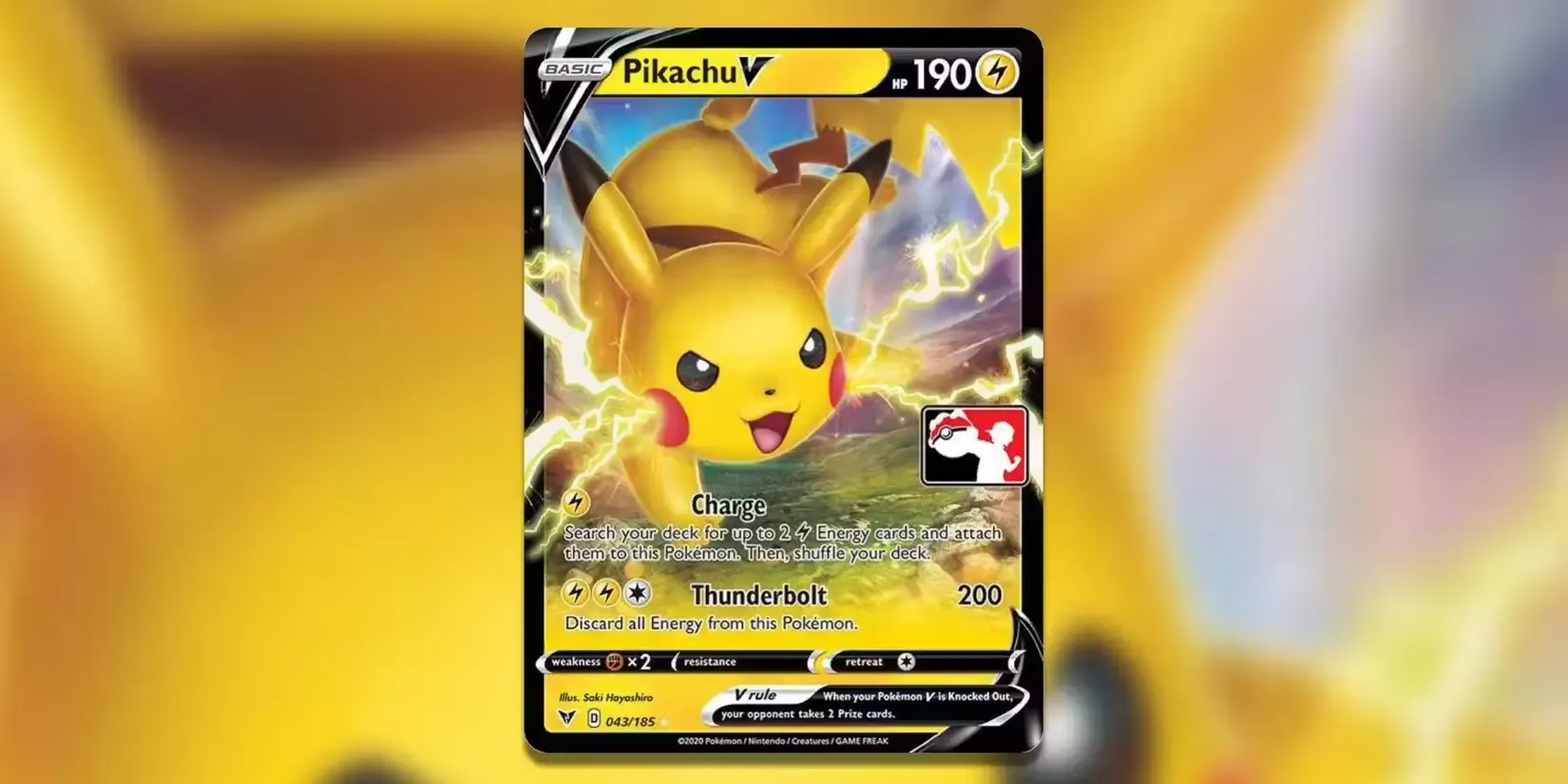 Pikachu V - Prize Pack Series Cards