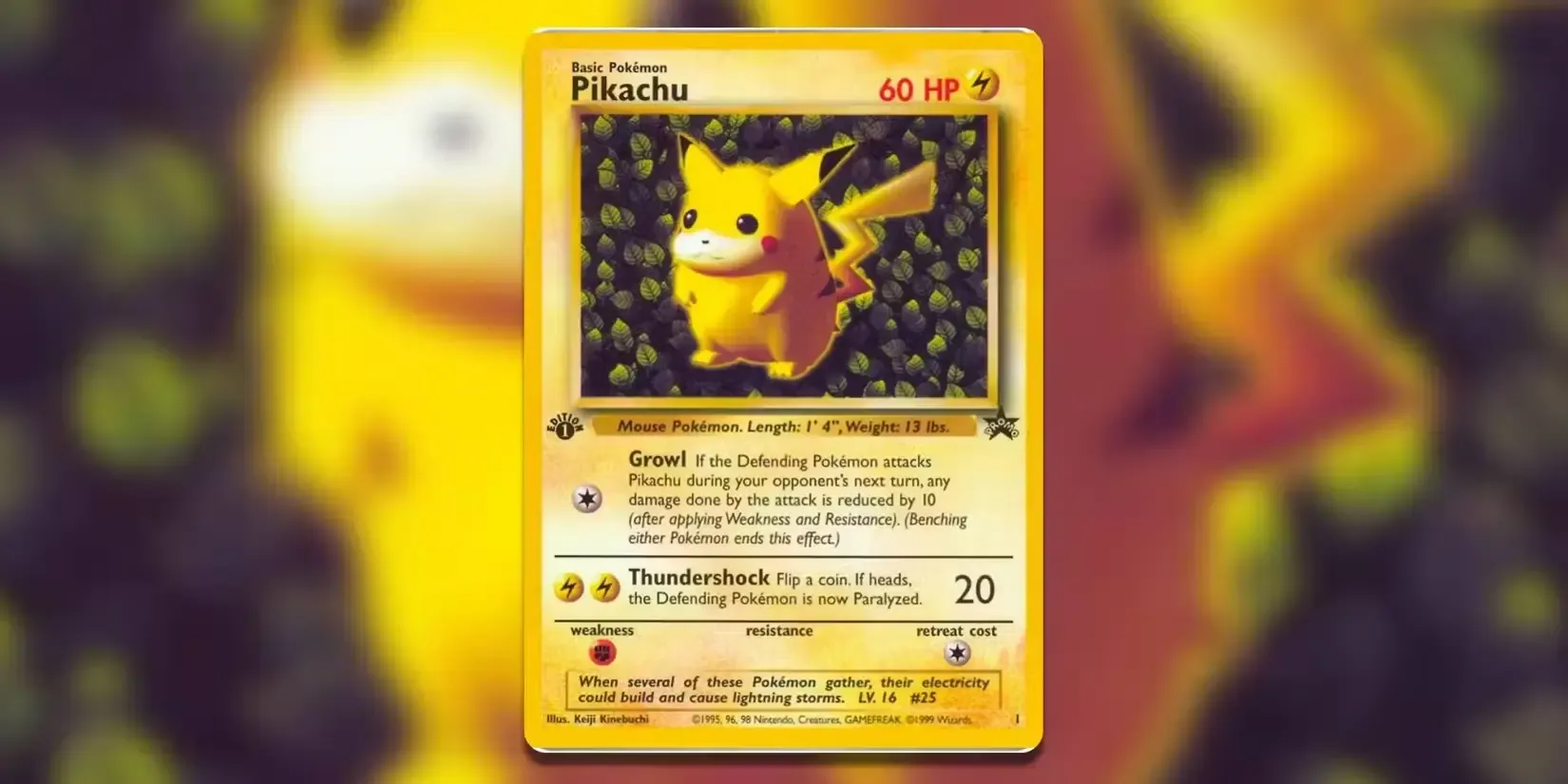 Pikachu Wizards Promo_