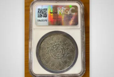 Rare 1776 continental dollar coin found inside toffee tin to be auctioned