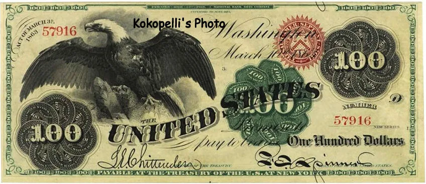 Spread Eagle $100 Bill (1863)