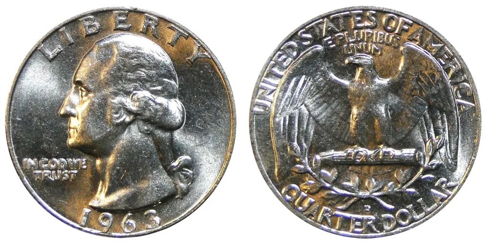 The 1963-D Silver Washington Quarter