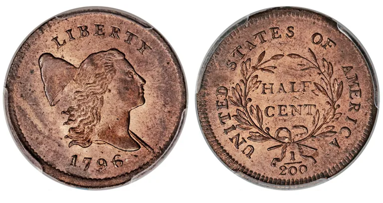 1796 Pole Half-Cent