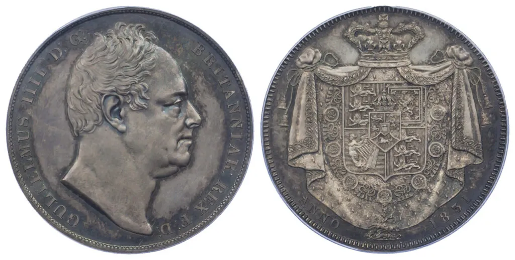 1831 British William IV 5-Pound Coin