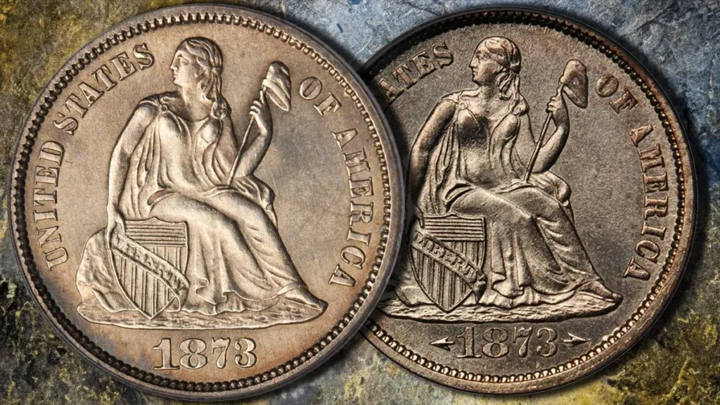 1873-CC Liberty Seated Dime