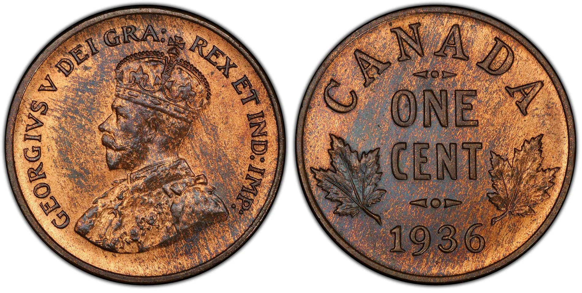 1936 Canadian “Dot” Penny