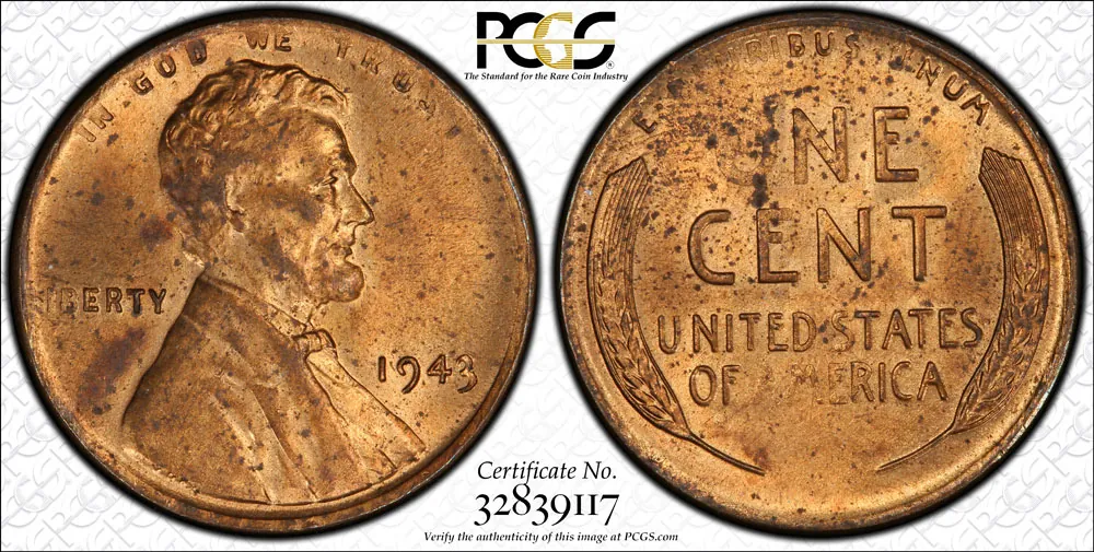 1943 Bronze Lincoln Penny