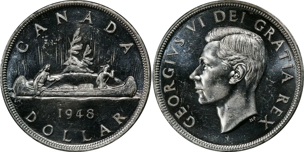 1948 Canadian Silver Dollar