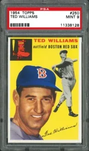 1954 Ted Williams – A Baseball Card Icon