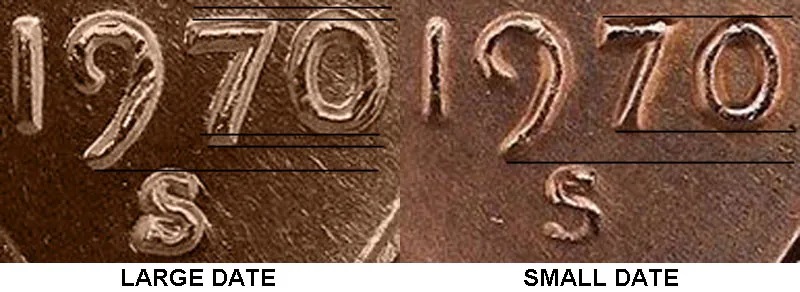 1970-S Small Date Lincoln Penny