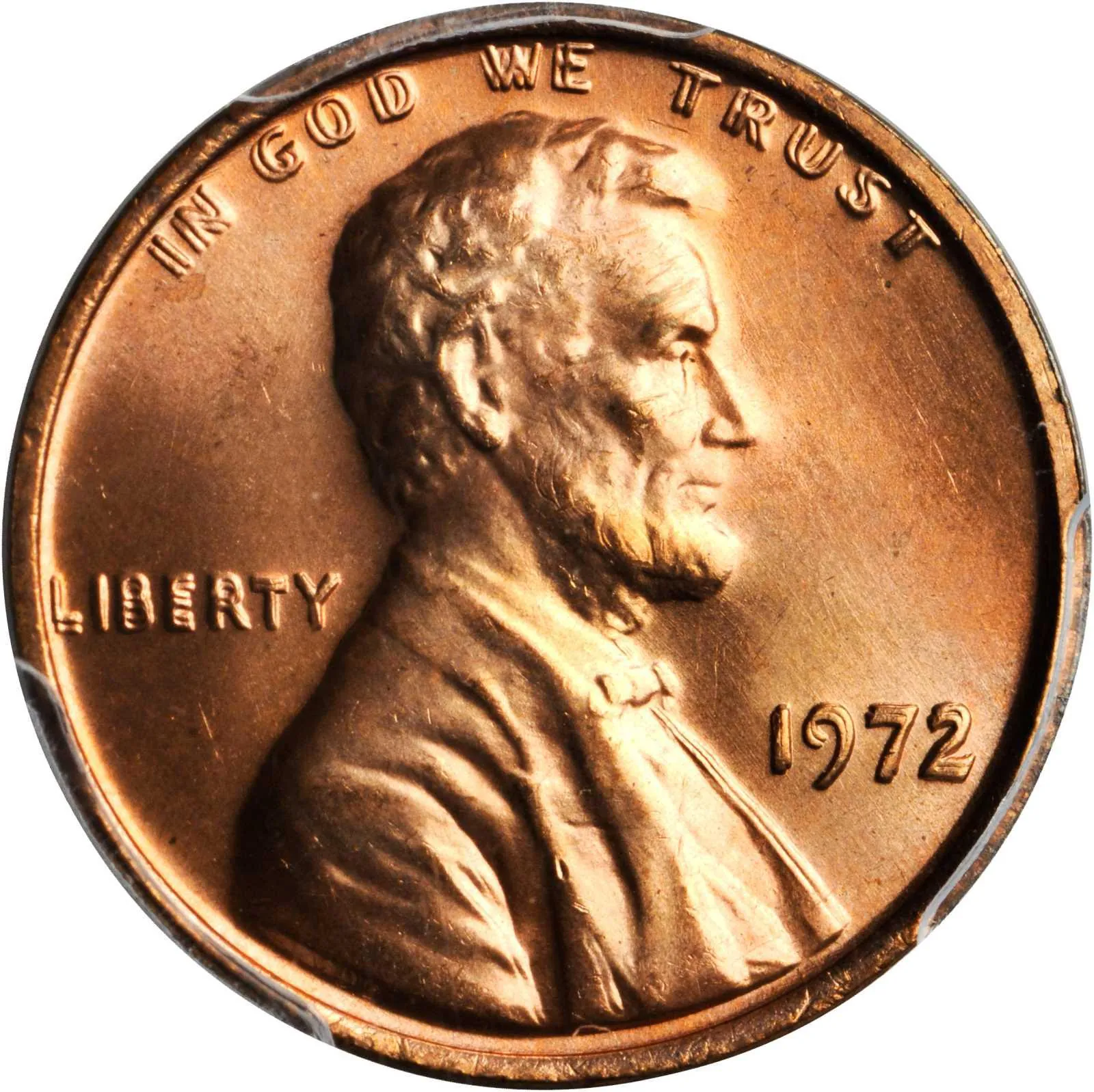 1972 Lincoln Penny Double Die Obverse