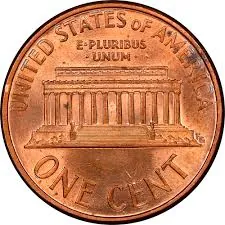 1999 Wide ‘AM’ Reverse Lincoln Penny