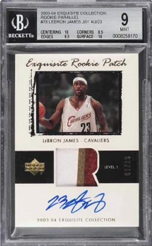 2003-04 LeBron James Exquisite