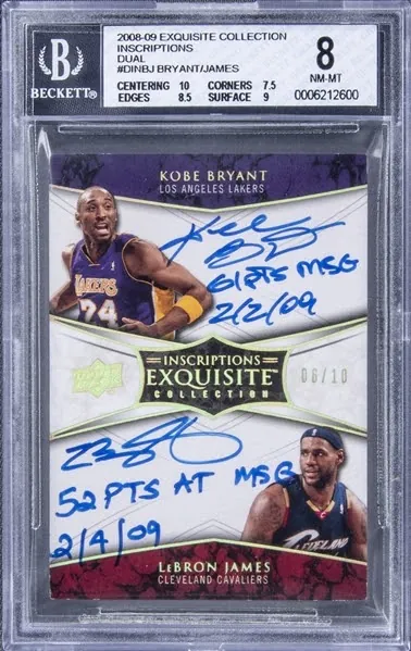 Kobe Bryant - LeBron James Upper Deck