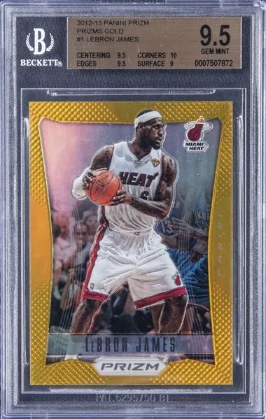 LeBron James Panini Prizm Gold #1