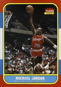 Michael Jordan, Basketball, 1986-87 Fleer Rookie Card – The Basketball Legend