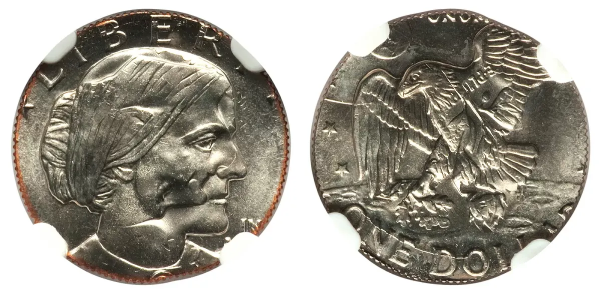 No-Date Susan B. Anthony Dollar Struck on a Dime