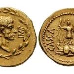 Rare gold 'Brutus' coin minted after Julius Caesar's murder is up for auction