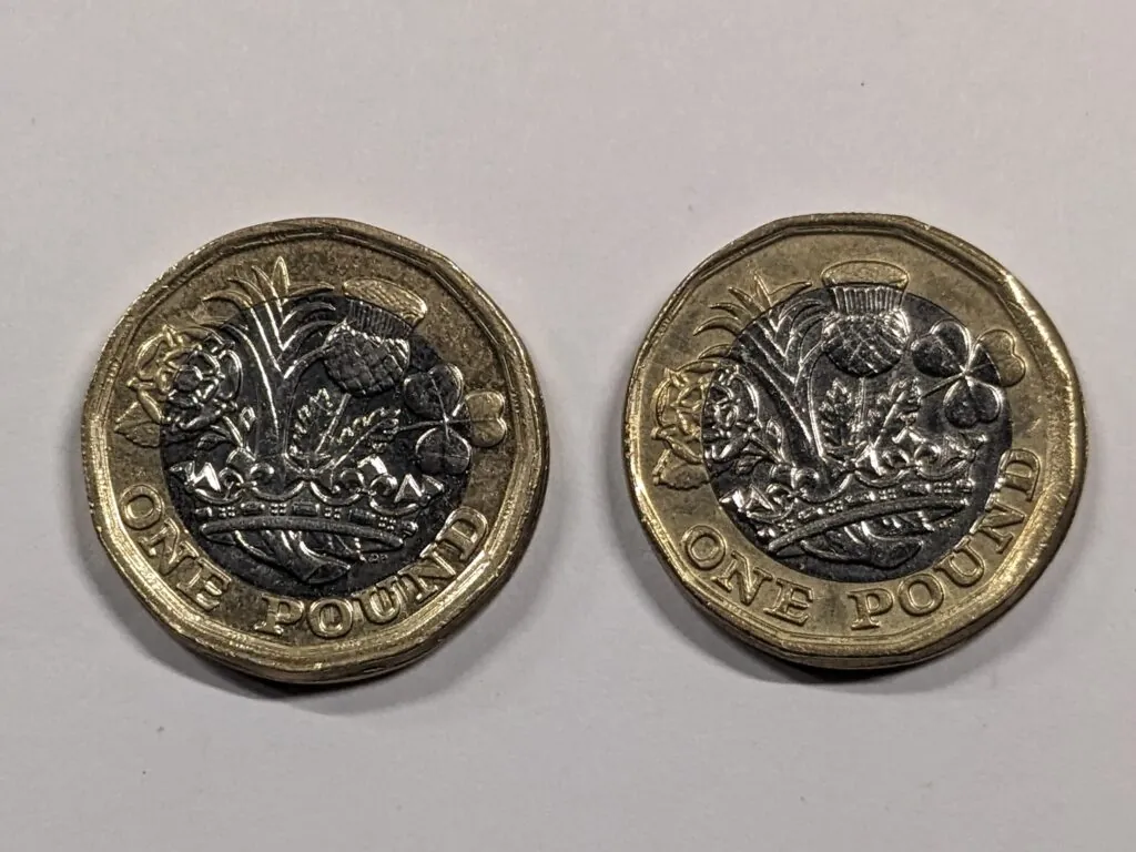 The £1 Coin with an Incorrect Base Design