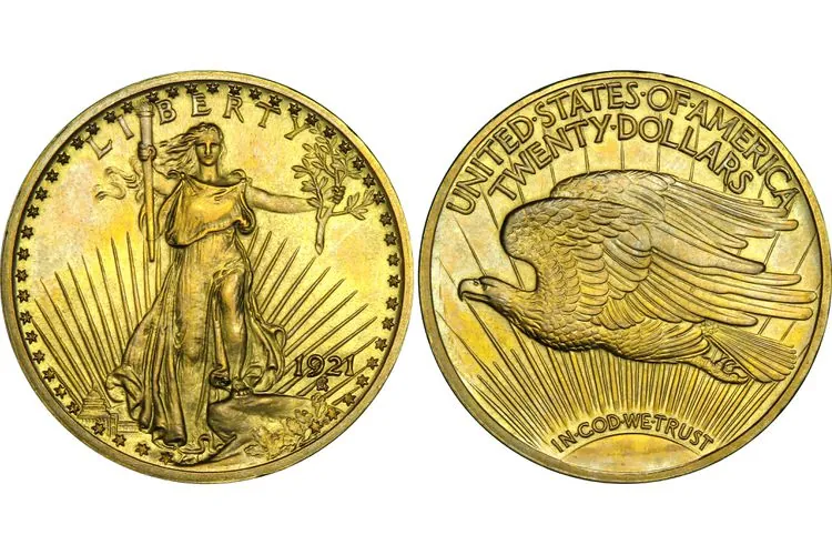 The 1921 St. Gaudens $20 Double Eagle