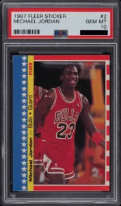 The 1987 Michael Jordan Fleer Stickers #2