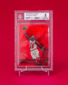 The 1997 Michael Jordan Metal Universe #23 (Red)