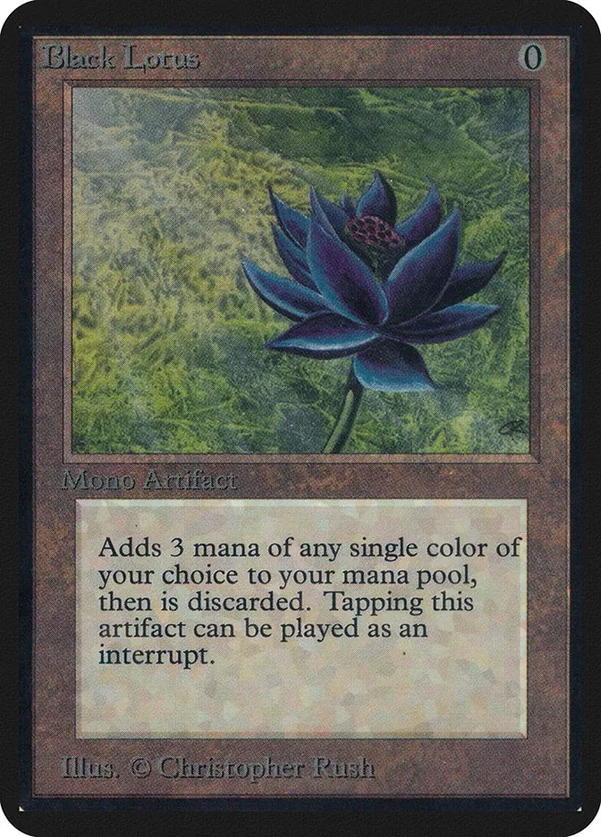 The Alpha Black Lotus – A Magic: The Gathering Legend