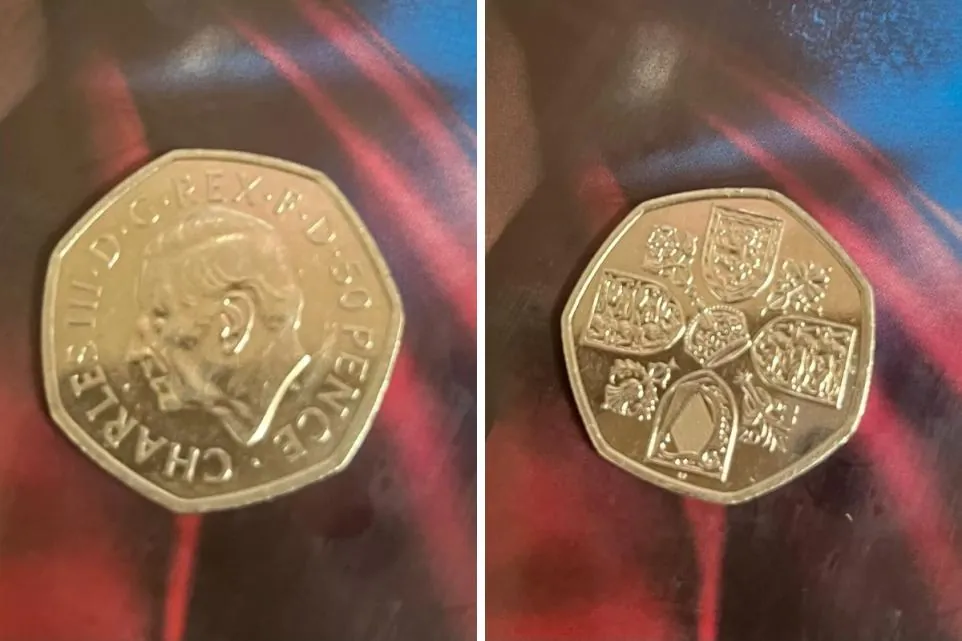 eBay; Rare King Charles III 50p coin being sold on eBay