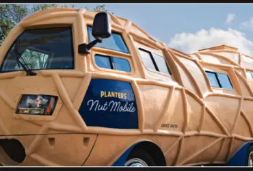 Earn $45,000 a year, health benefits, travel expenses, and a 401(k) by driving the NUTmobile for Planters.