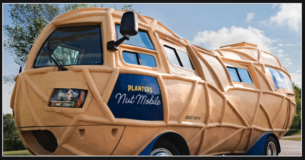 Earn $45,000 a year, health benefits, travel expenses, and a 401(k) by driving the NUTmobile for Planters.