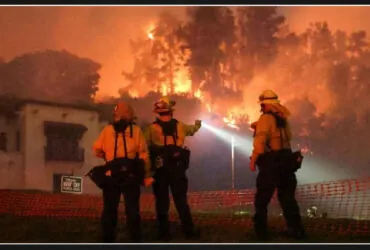 Fire chief warns that Hollywood Hills fire is spreading quickly