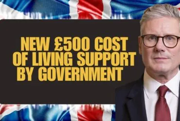 New £500 Cost of Living Support by Government