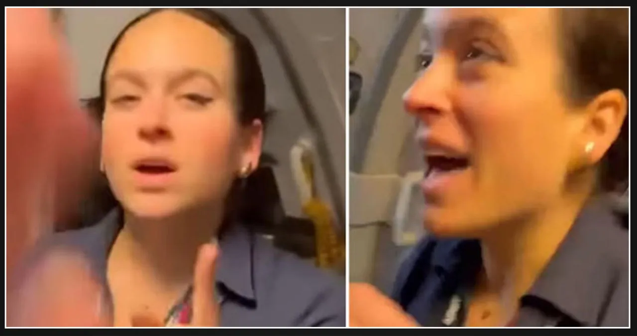 Video shows American Airlines passenger angrily confronting flight attendant over pro-Palestinian pin